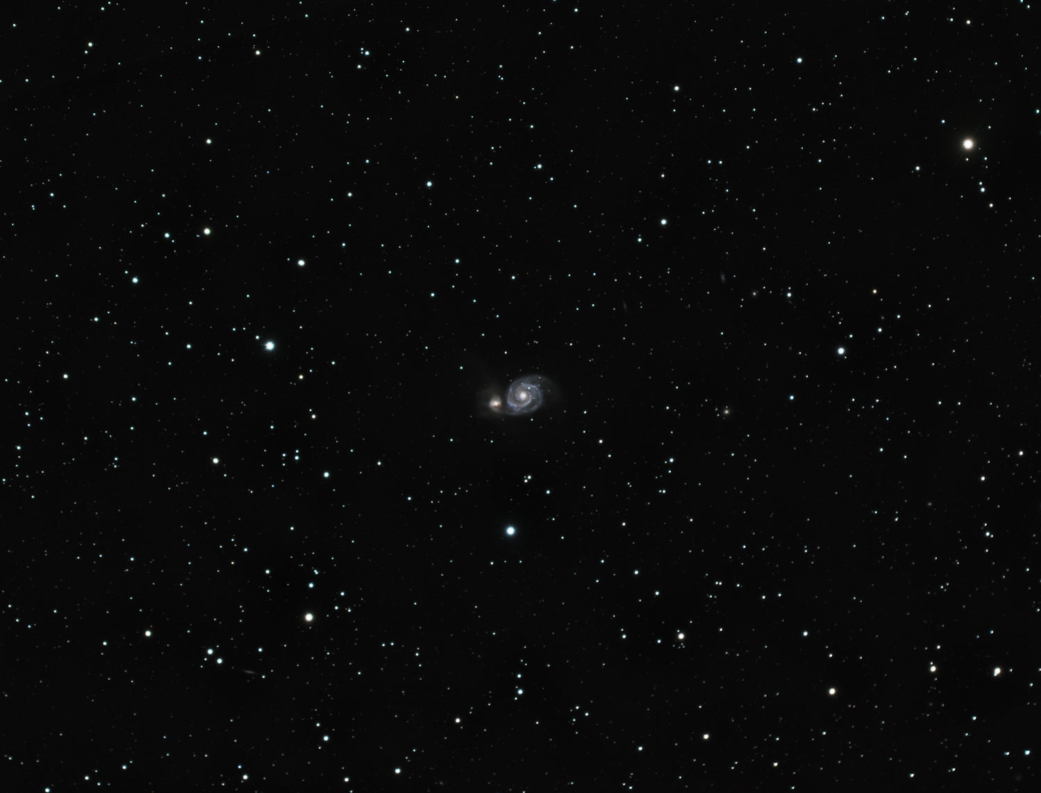 20200413-20200417 Messier 51, or Whirlpool Galaxy